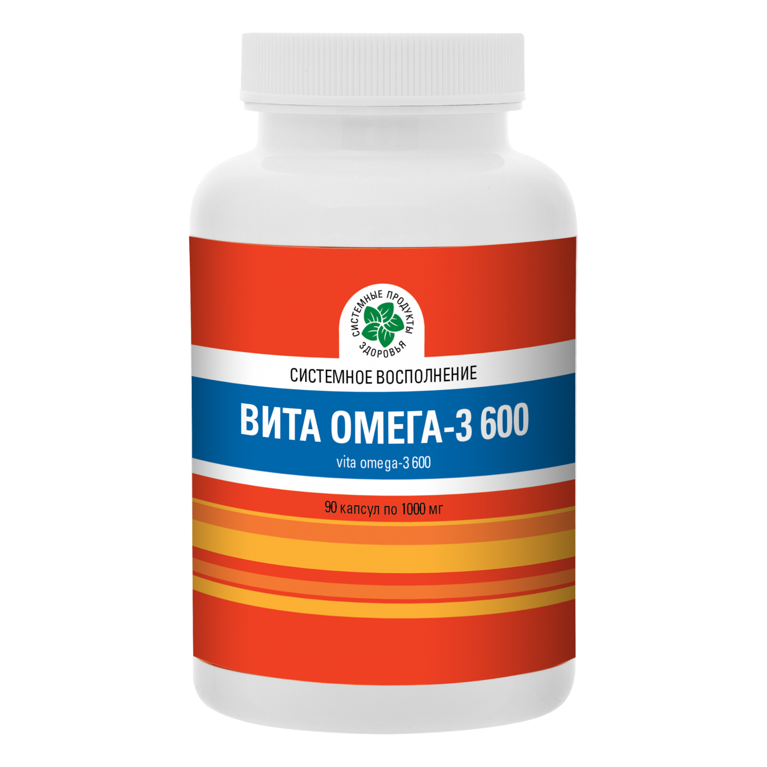 Вита Омега-3 600, банка, 90 капс.
